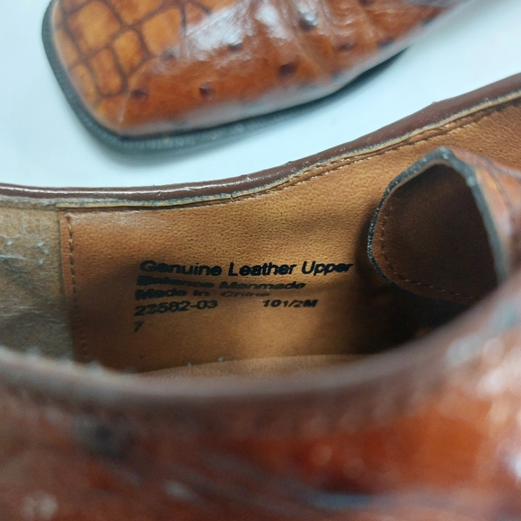 Stacy Adam Men's Leather Dress Shoes Size 10.5M - Picture 4 of 16